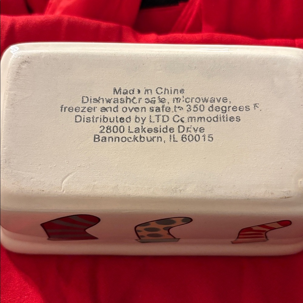 Cream Rectangular Ceramic Dish - Picture 3 of 5
